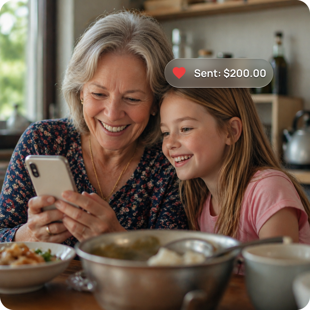 Cross-border remittance — sending money home through DPT